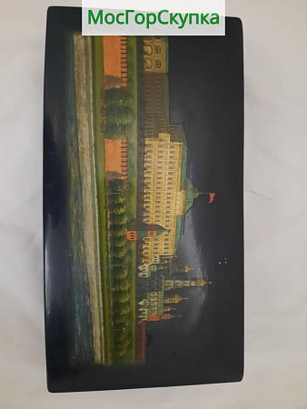 Шкатулка Кремль. Москва, Федоскино. Размер 17 х 9 х 4,5 см