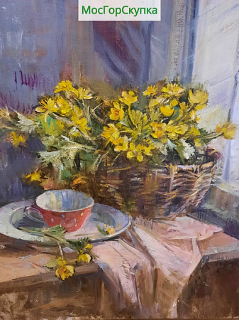 Картина Весна. Зацвела калужница — Авт. ИВАНОВА В.В.